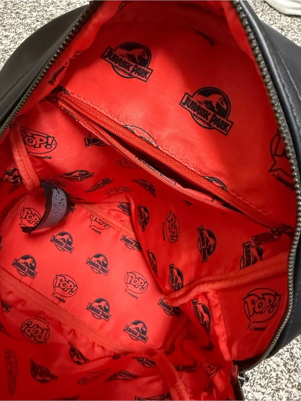 NWOT Jurassic Park Faux Leather Mini Backpack from Universal Studios Florida
